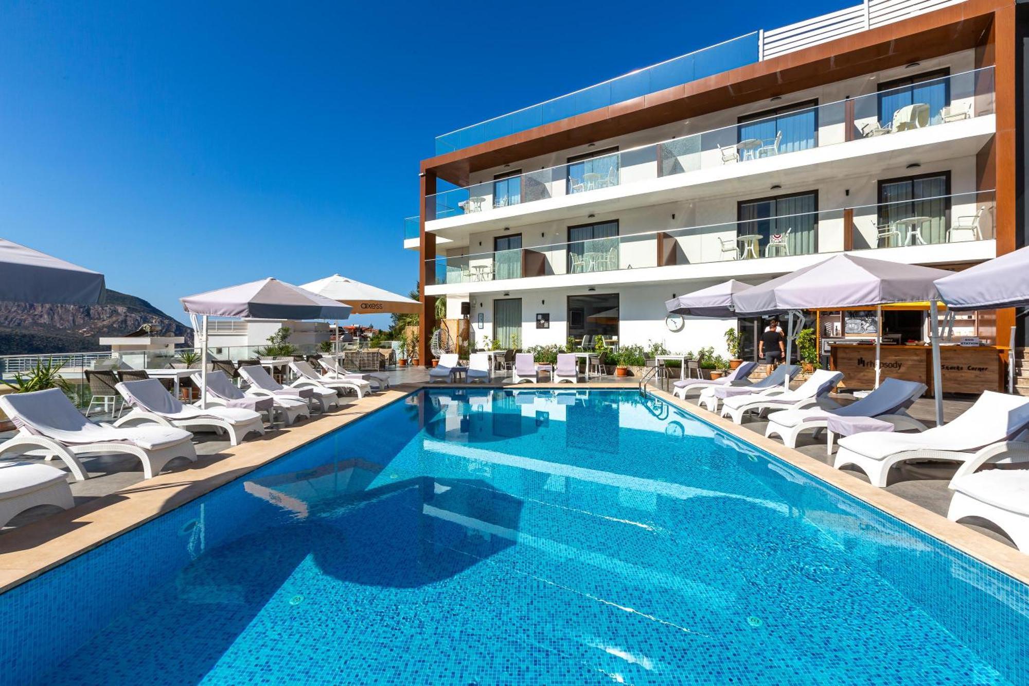 Rhapsody Hotel&Spa Kalkan Bagian luar foto